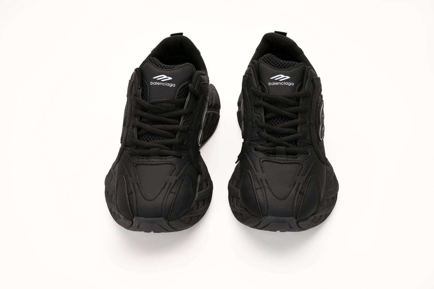 Balenciaga Style Chunky Sneakers – All Black