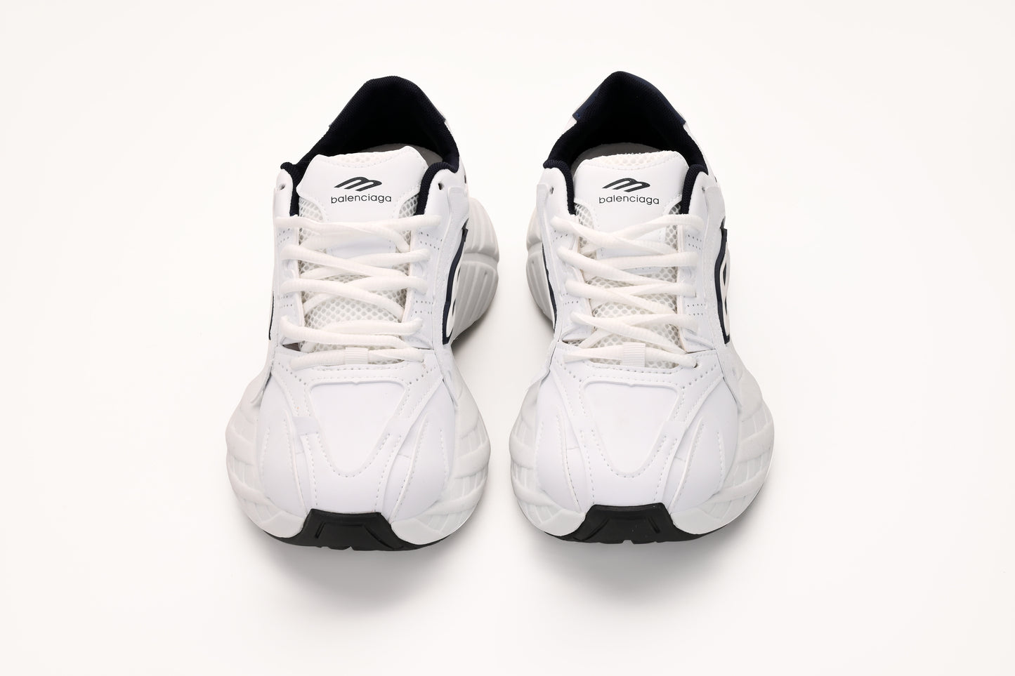 Balenciaga Style Chunky Sneakers – White/Navy