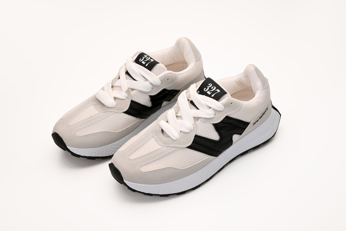 New Balance 327 White & Black – Men’s Sneakers