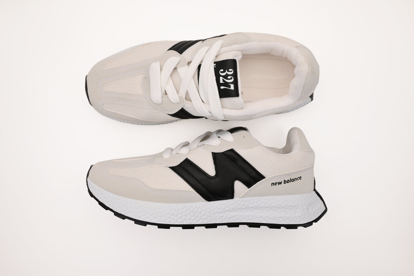 New Balance 327 White & Black – Men’s Sneakers