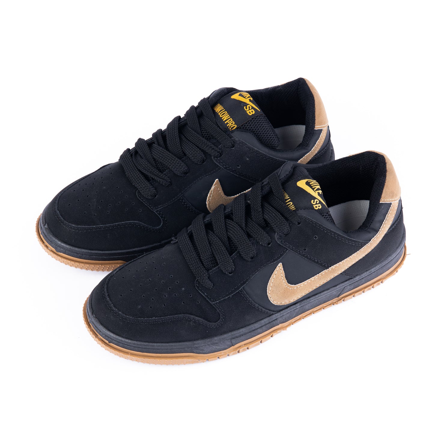 Nike SB Dunk Low – Black & Gum Swoosh