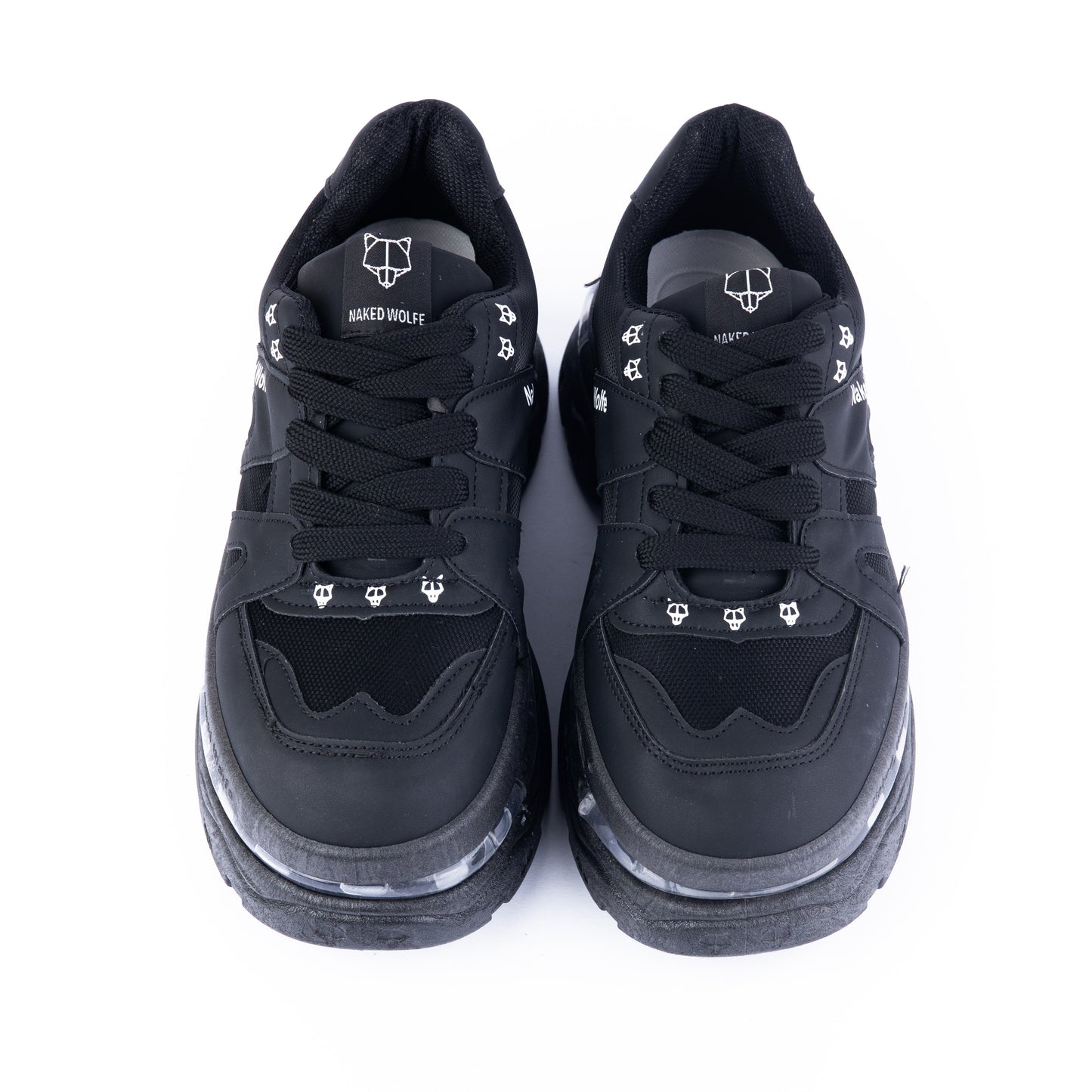 Naked Wolfe Chunky Platform Sneaker – Black