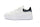 Alexander McQueen Style Unisex White Sneakers – Black Heel Detail