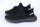 Black Knit Slip-On Sneakers