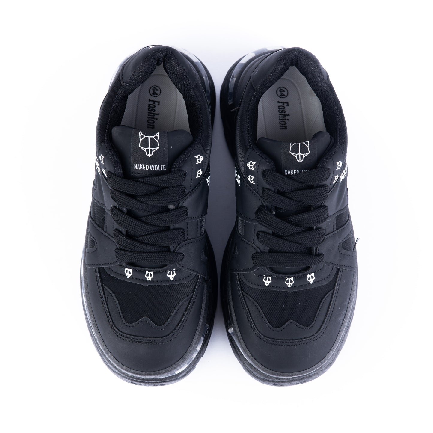 Naked Wolfe Chunky Platform Sneaker – Black