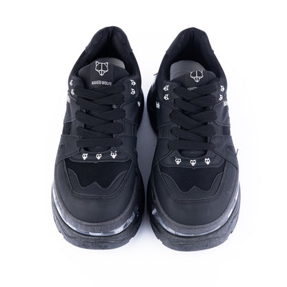Naked Wolfe Chunky Platform Sneaker – Black