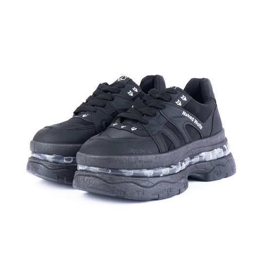 Naked Wolfe Chunky Platform Sneaker – Black
