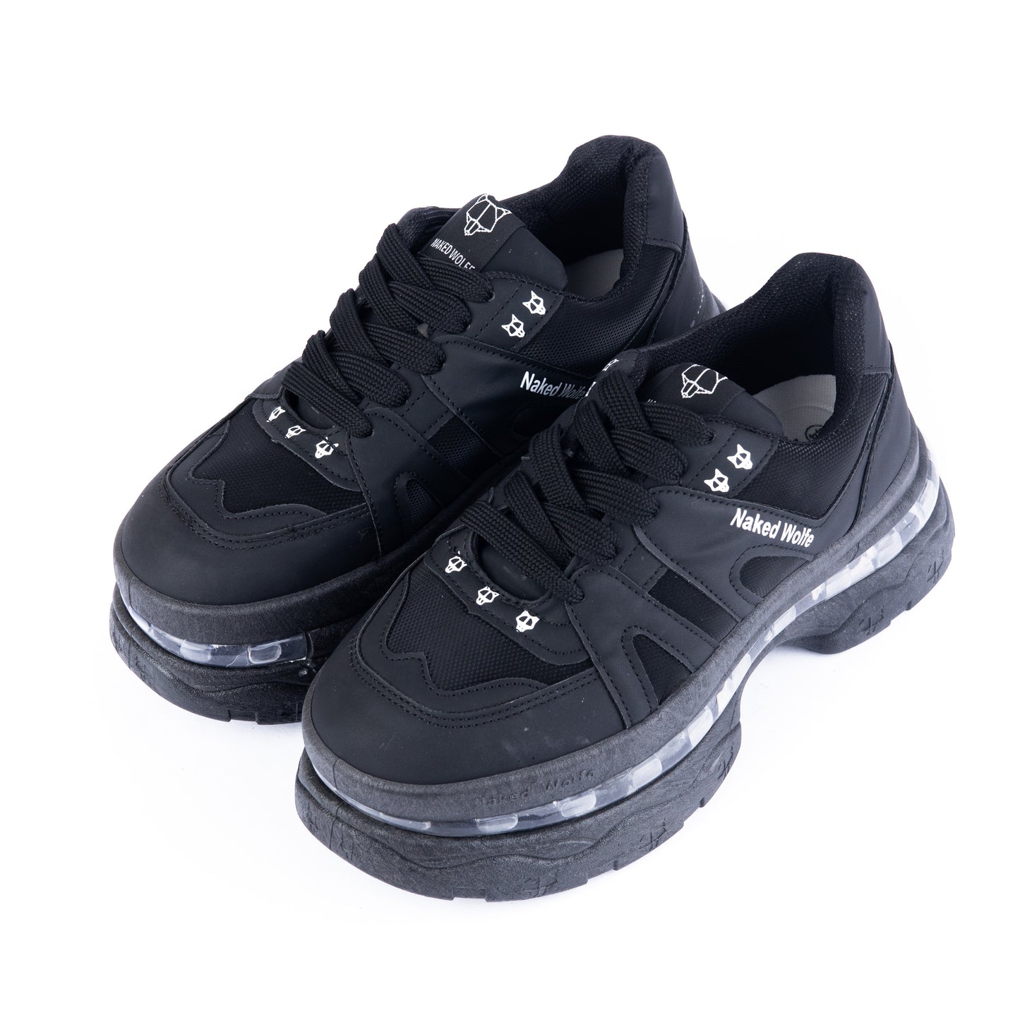 Naked Wolfe Chunky Platform Sneaker – Black