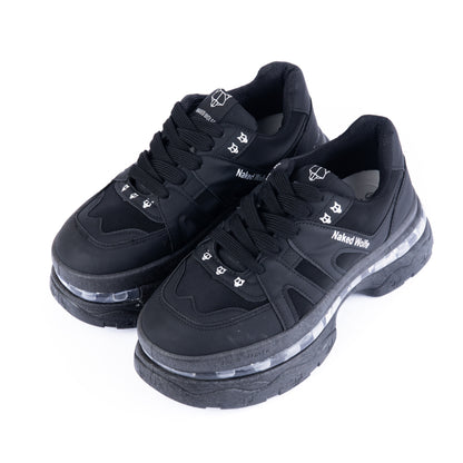 Naked Wolfe Chunky Platform Sneaker – Black